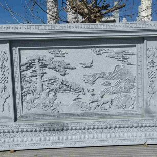 铜川 芝麻白大型照壁，屏风，影壁