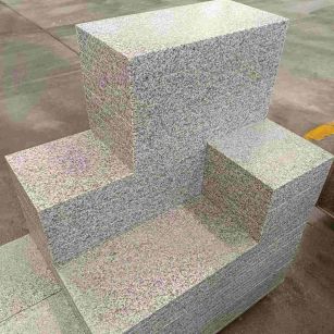 铜川 白麻花岗岩荔枝面地铺石