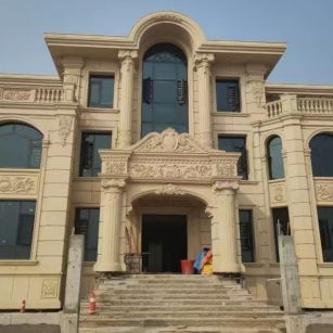 铜川 黄金麻花岗岩别墅外墙干挂