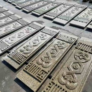 铜川 黄金麻花岗岩外墙雕刻板