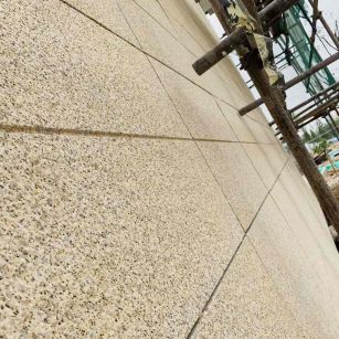 铜川 黄金麻花岗岩荔枝面外墙干挂石材效果示例