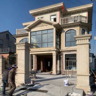 铜川 黄金麻花岗岩荔枝面别墅外墙干挂私家专属