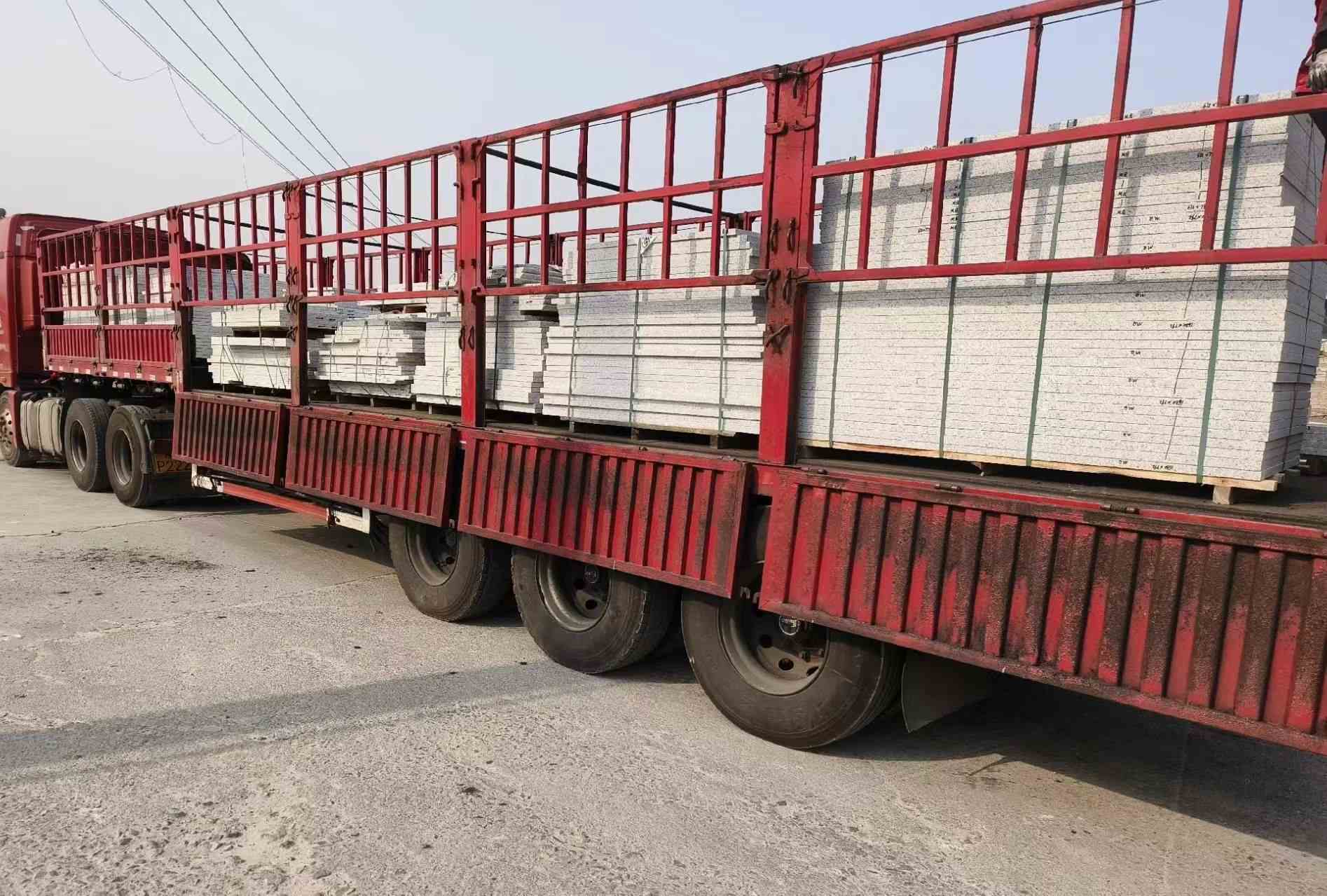 铜川 白麻荔枝面外墙干挂，工厂装车日常