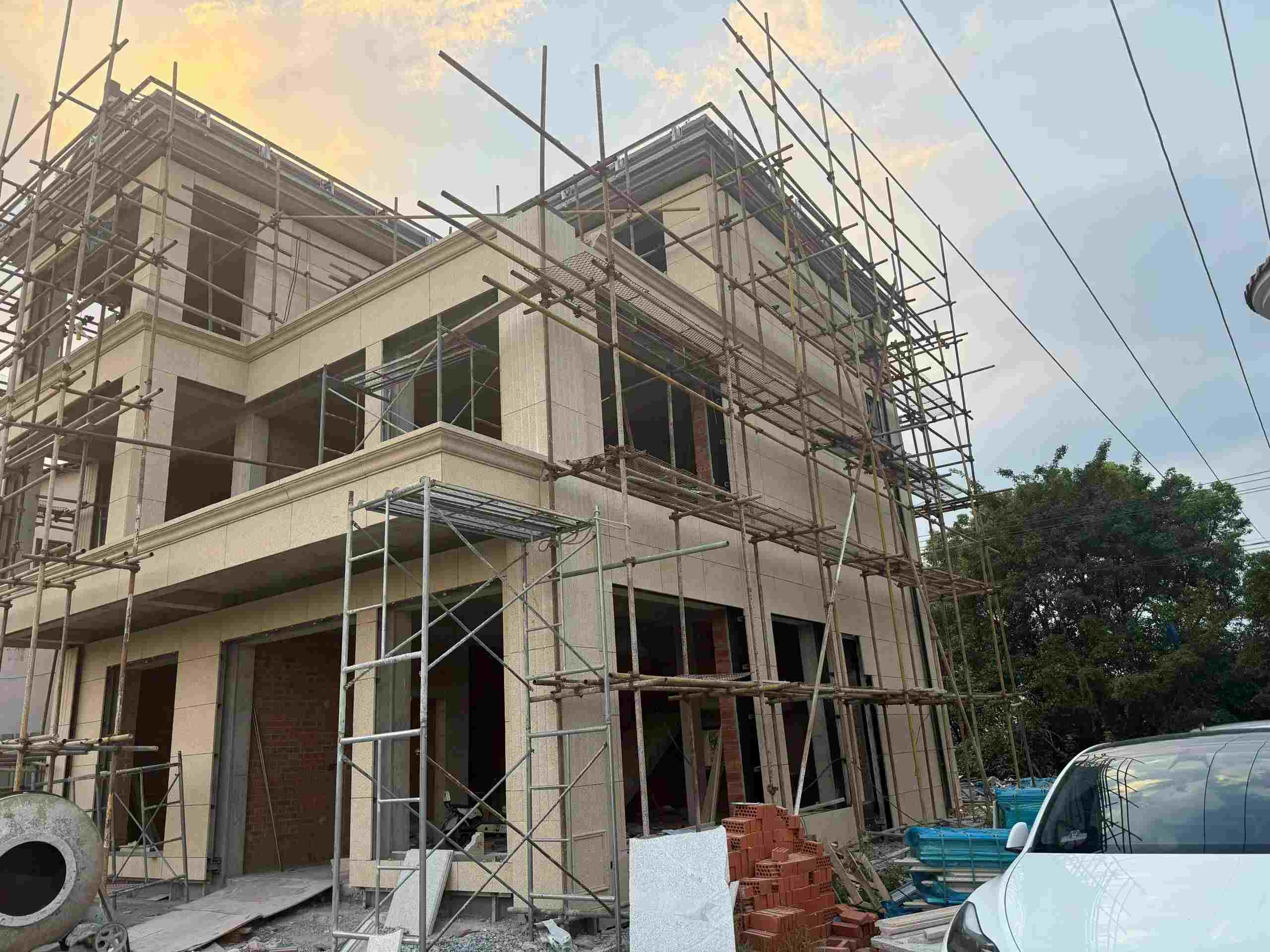 铜川 黄金麻荔枝面花岗岩外墙干挂