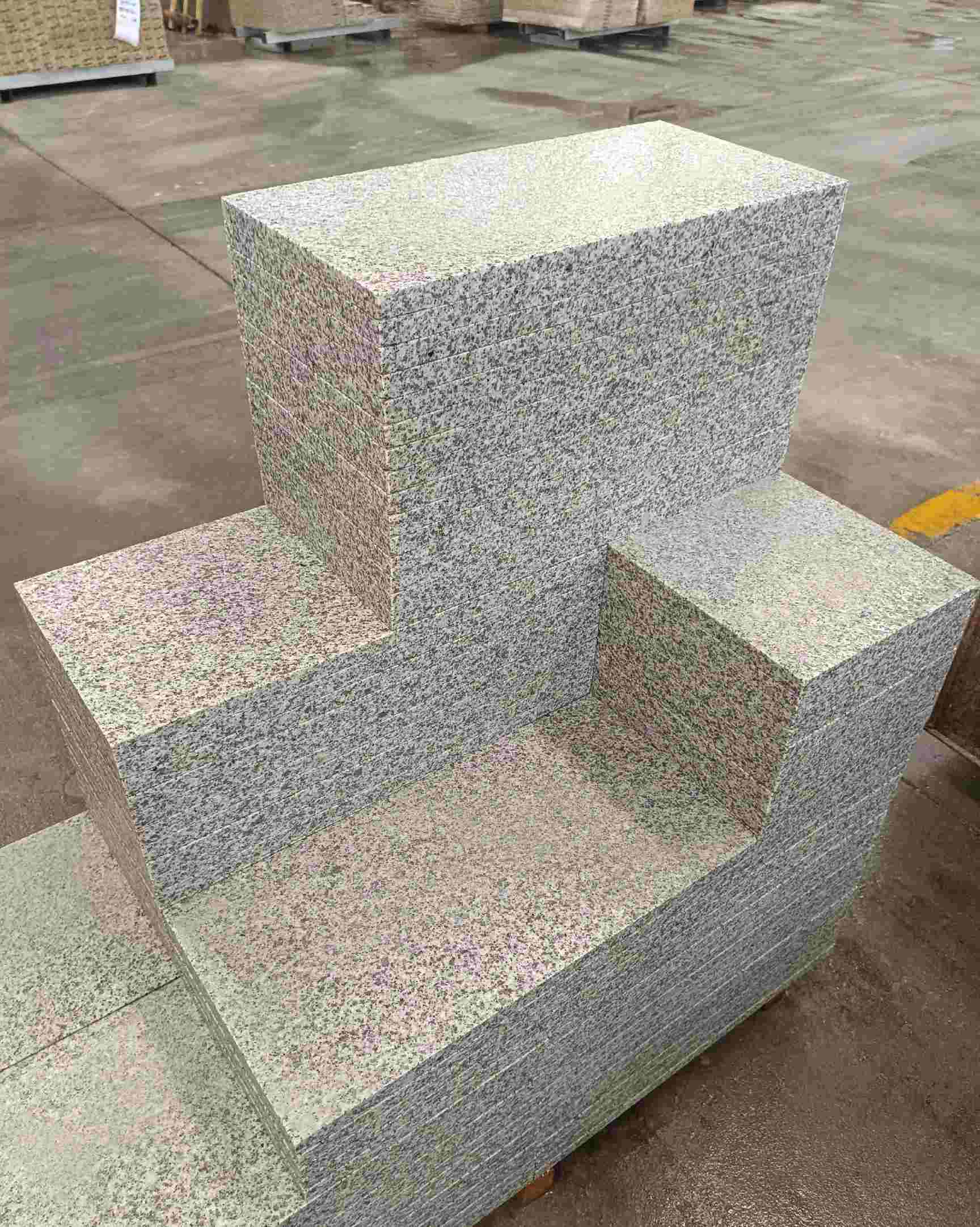 铜川 白麻花岗岩荔枝面地铺石