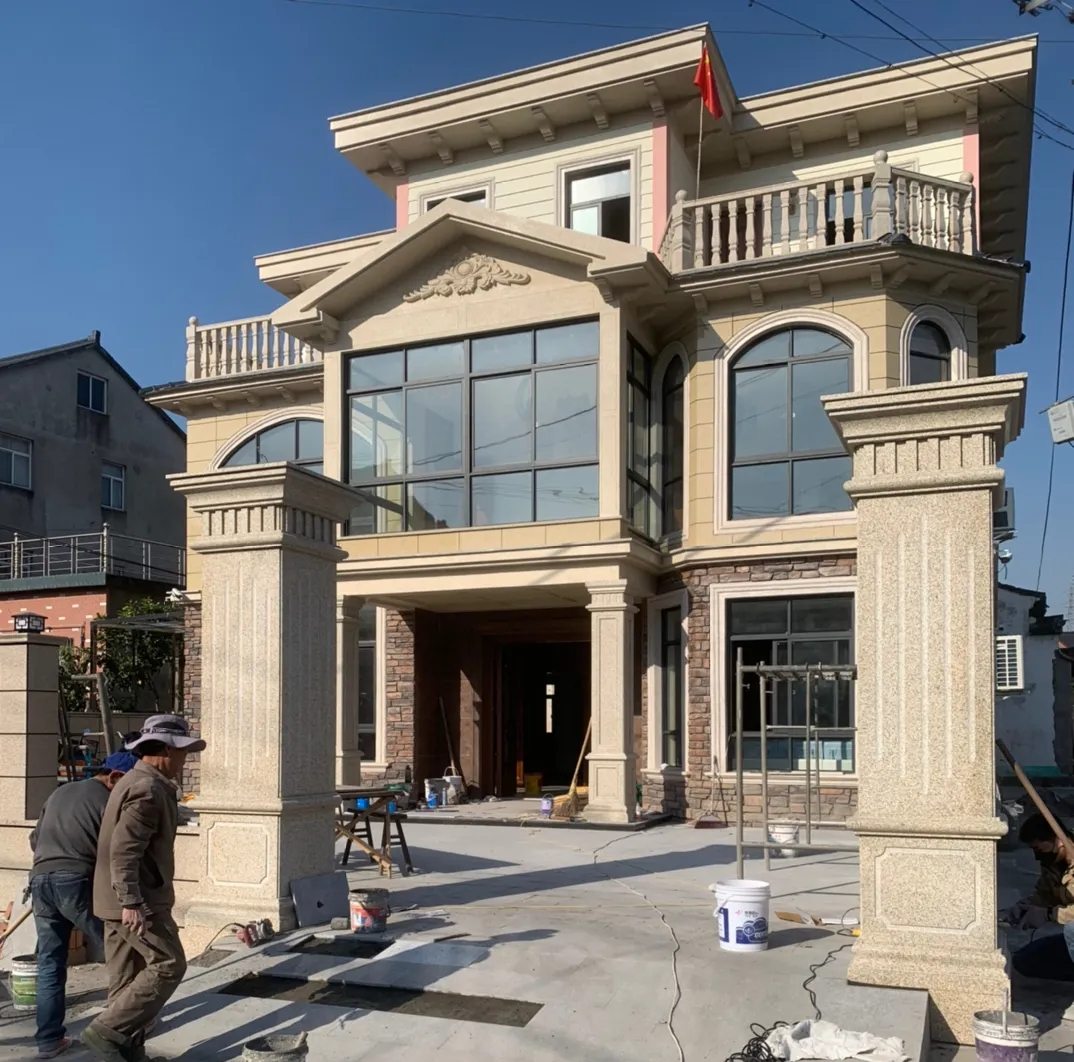 铜川 黄金麻花岗岩荔枝面别墅外墙干挂私家专属